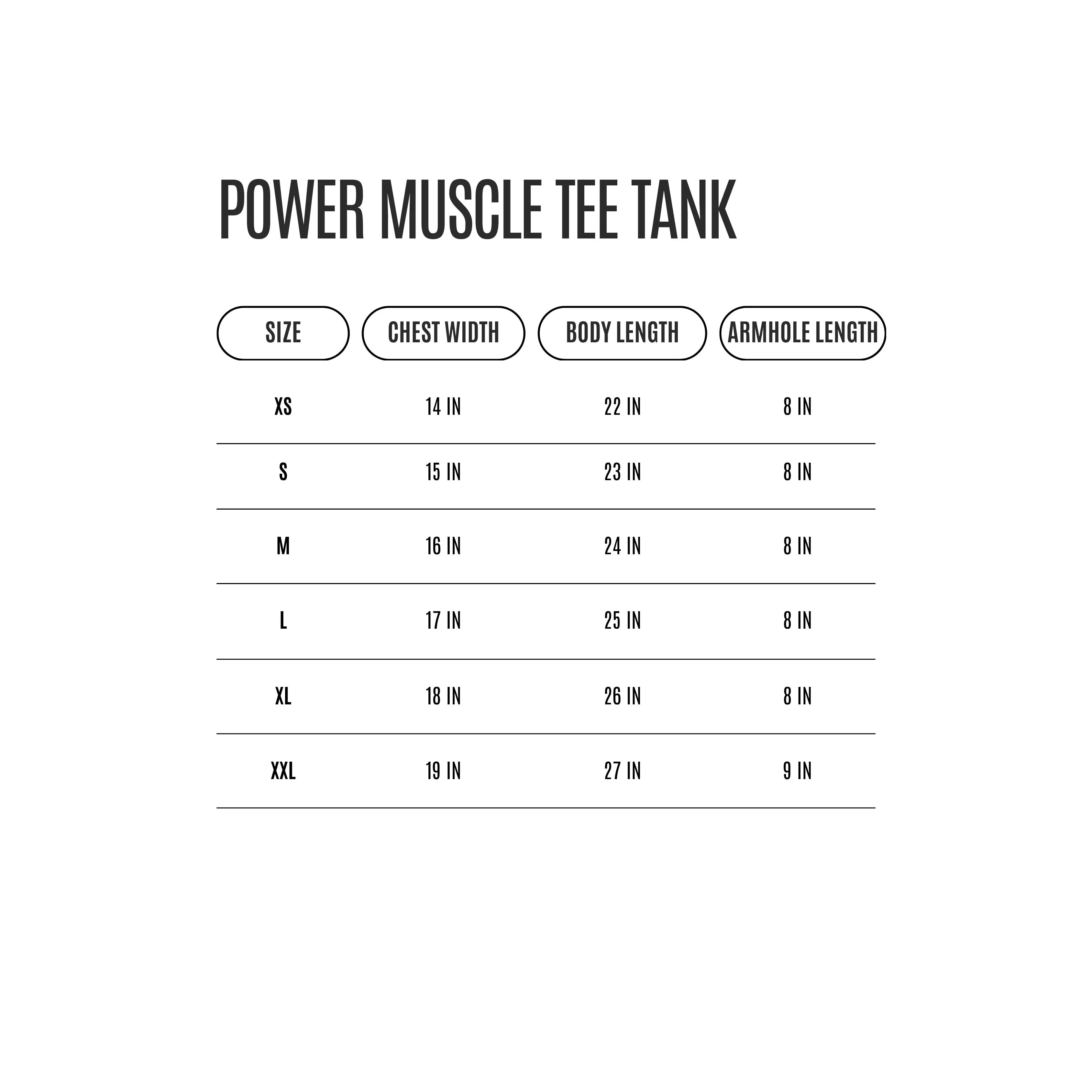 Power Muscle Tee Tank