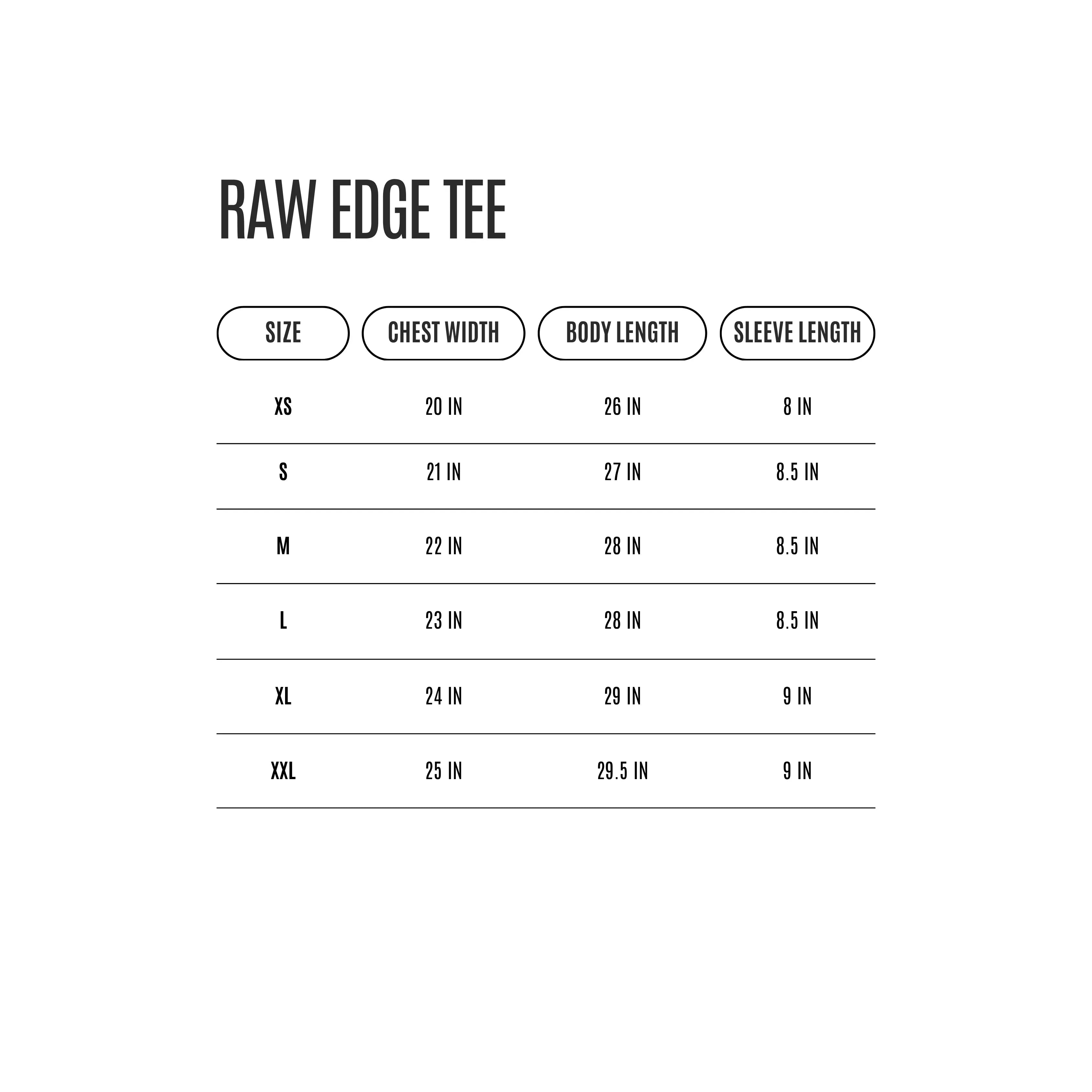 Raw Edge Tee