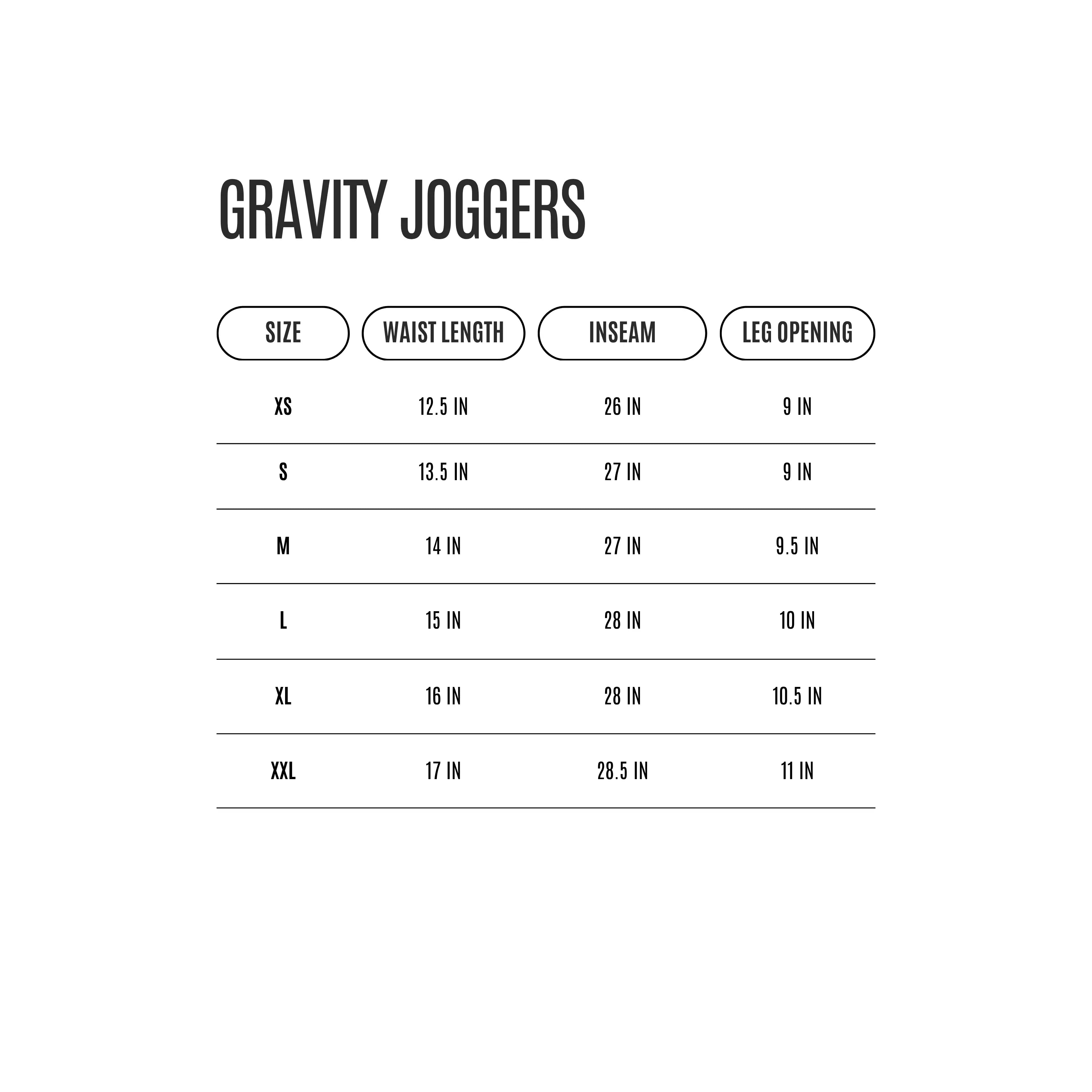 Gravity Joggers