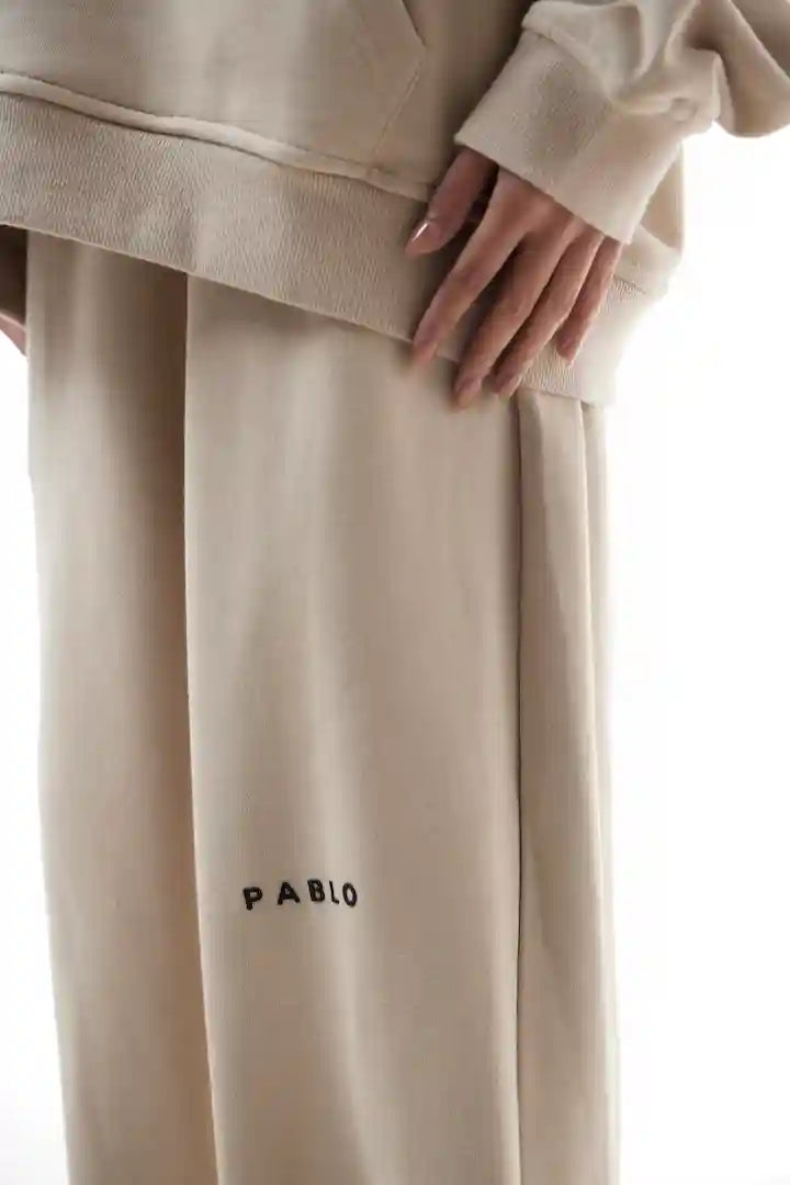 Person wearing a khaki Gravity Joggers